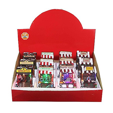 DIA DECORATIUNE CRACIUN 10.5*8.5*10.5CM MAGAZIN CU LED 658398-promo [4]