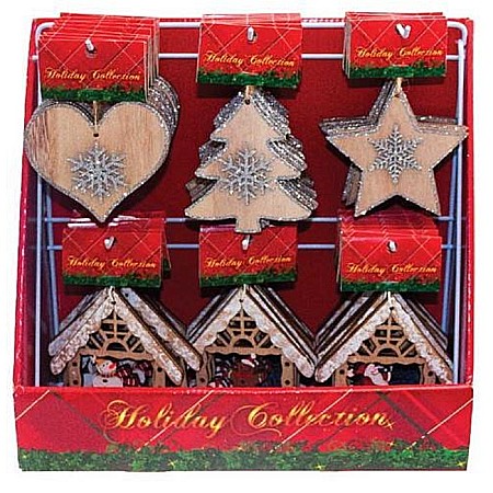 DIA ORNAMENTE LEMN CRACIUN 9.5CM DIVERSE MODELE 6658716 [1]