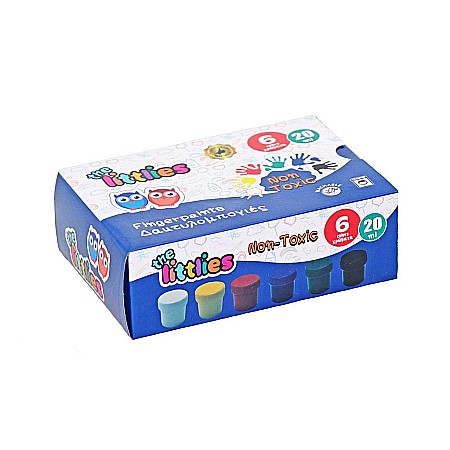 DIA TEMPERA FINGERPAINT THE LITTLIES 6/SET 646124 [0]