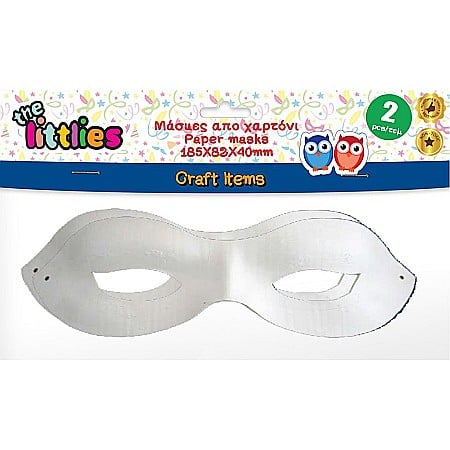 Machiaj, Tatuaje, Masti bal - DIA MASCA CARTON PENTRU OCHI THE LITTLIES 185*82*40MM 2/set 646746