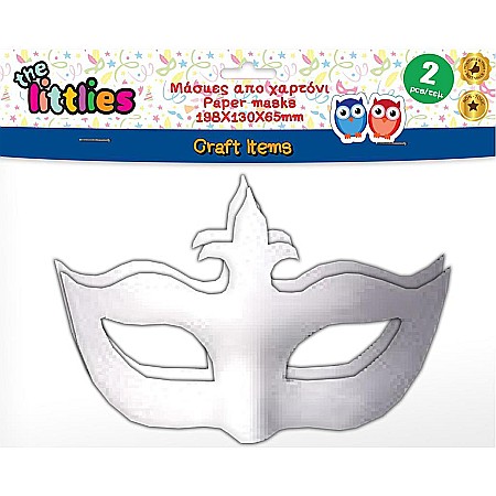 Machiaj, Tatuaje, Masti bal - DIA MASCA CARTON PENTRU OCHI THE LITTLIES 198*130*65MM 2/set 646747