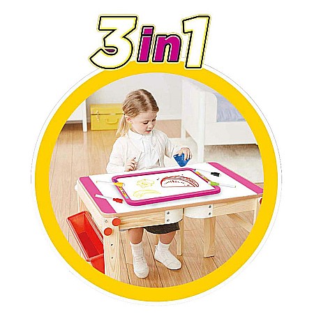 DIA TABLITA 2 FETE PENTRU DESEN 40.5*6*59.5CM CU LED ALBASTRU LUNA 621919 [3]