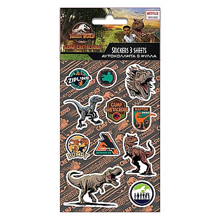 Stickere pt copii - DIA STICKER 8*12CM JURASSIC 5/SET 570879