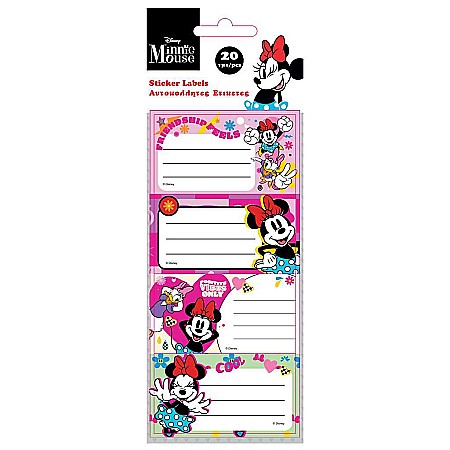 Stickere si Etichete scolare - DIA ETICHETE SCOLARE AUTOADEZIVE 20/SET MINNIE 563893