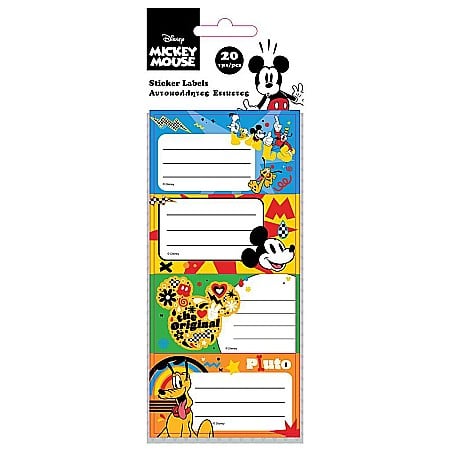 RECHIZITE SCOLARE - DIA ETICHETE SCOLARE AUTOADEZIVE 20/SET MICKEY 563895