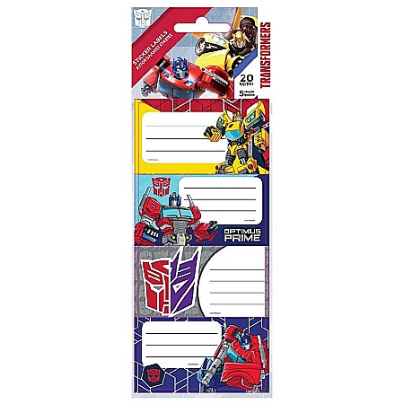 RECHIZITE SCOLARE - DIA ETICHETE SCOLARE AUTOADEZIVE 20/SET TRANSFORMERS 483253