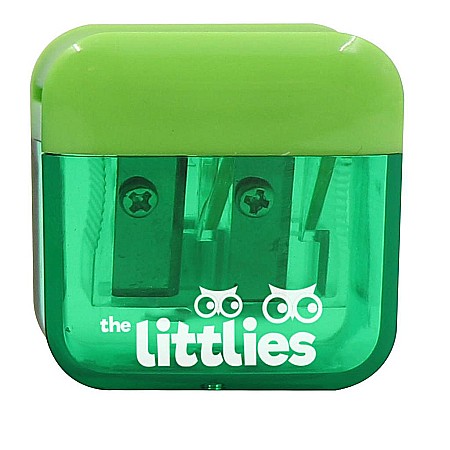 DIA ASCUTITOARE DUBLA CU CONTAINER 3 CULORI THE LITTLIES 646950 [2]