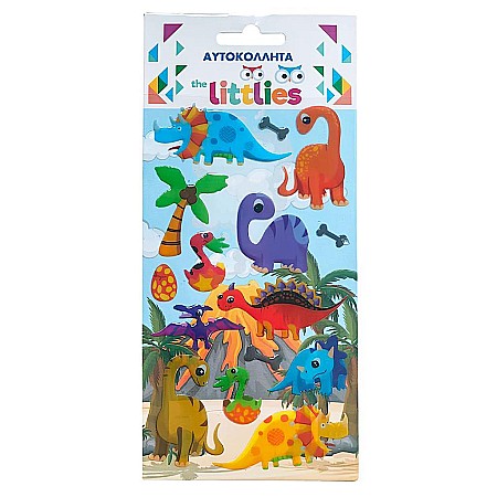 Stickere pt copii - DIA STICKER 10*22CM DINOZAURI THE LITTLIES 646964