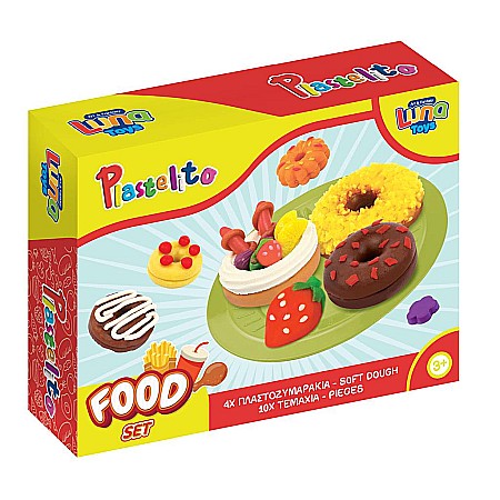 DIA JOC CREATIV MODELARE ALIMENTE DIN PLASTILINA 18*6*23.8CM LUNA 622532 [3]