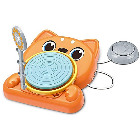 DIA SET CREATIV OLARIT CU ROATA PISICUTA, SORT SI 6 CULORI LUNA 622705 [1]