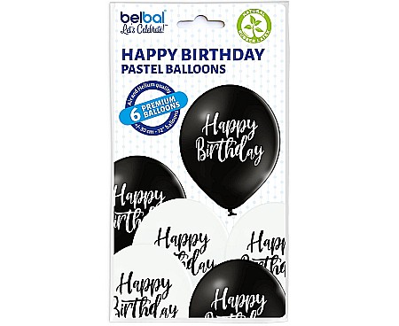 GOD BALON LATEX HAPPY BIRTHDAY 30CM BRN_5000578 [1]