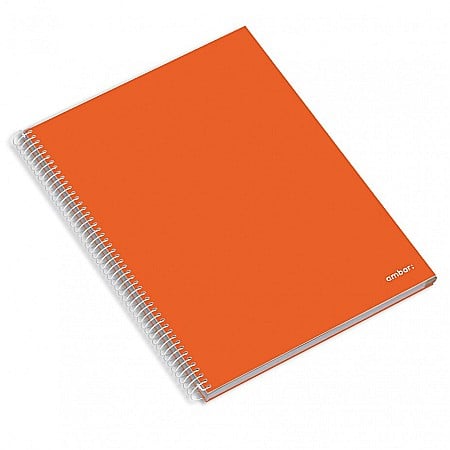 AM CAIET A4 120F SPIRA 5 SUBIECTE, AMBAR, LINII+PATRATELE 163535 [2]