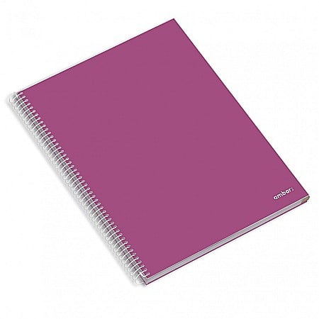 AM CAIET A4 120F SPIRA 5 SUBIECTE, AMBAR, LINII+PATRATELE 163535 [4]