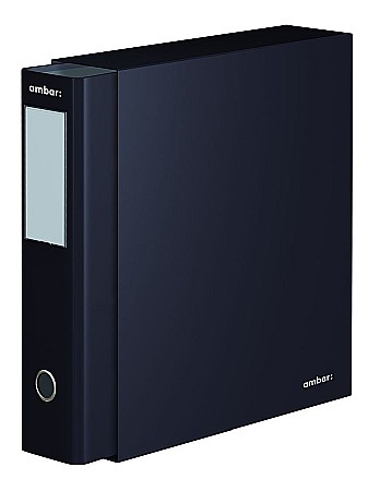 ORGANIZARE SI ARHIVARE - AM BIBLIORAFT+ CUTIE AMBAR A4 NEGRU 164488