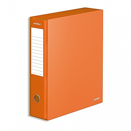 ORGANIZARE SI ARHIVARE - AM BIBLIORAFT+ CUTIE AMBAR A4 PORTOCALIU 164501