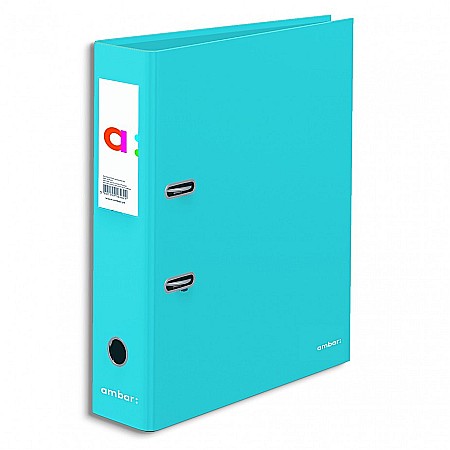 ORGANIZARE SI ARHIVARE - AM BIBLIORAFT A4 AMBAR NEON 7.5CM ALBASTRU 174968
