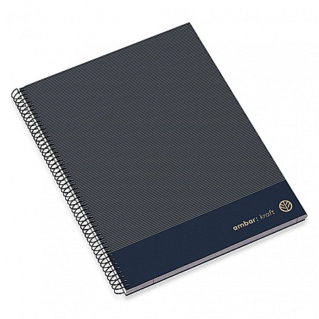 AM CAIET A5 100F SPIRA LINII HARD COVER KRAFT 207871 [1]