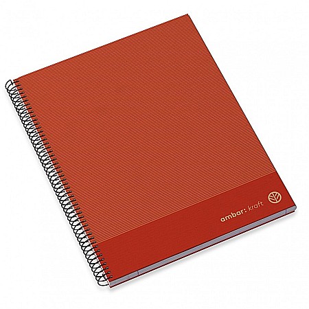 AM CAIET A4 100F SPIRA PATRATELE HARD COVER KRAFT 207901 [5]