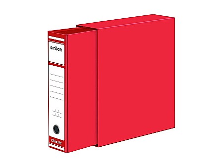 Bibliorafturi - AM BIBLIORAFT+ CUTIE AMBAR A4 ROSU 209752