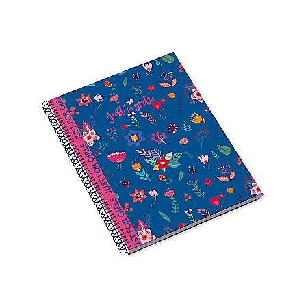 AM CAIET A4 80F SPIRA PATRATELE J4G FLOWERS HARD COVER 223123 [0]