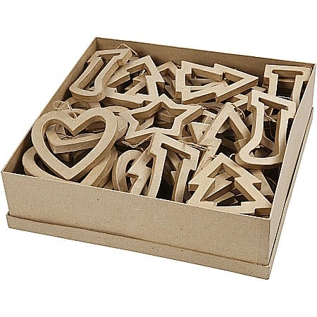 HOBBY - CC ORNAMENT PAPIER MACHE CRACIUN 12CM 26798