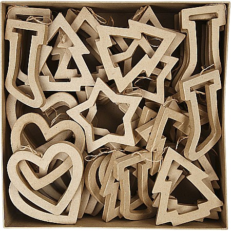 CC ORNAMENT PAPIER MACHE CRACIUN 12CM 26798 [4]