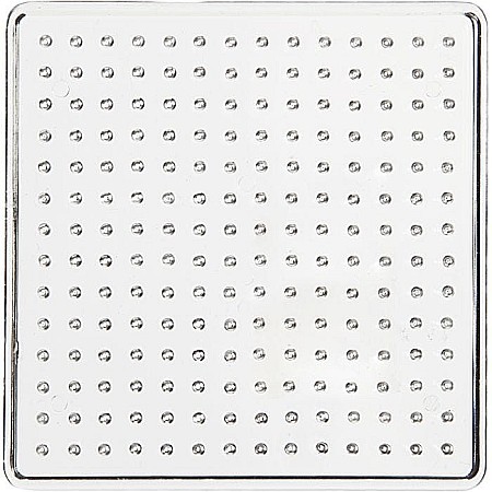 Margele Fuzibile - CC PLANSETA PATRATA PENTRU MARGELE FUZIBILE 7*7CM TRANSPARENTA 753040