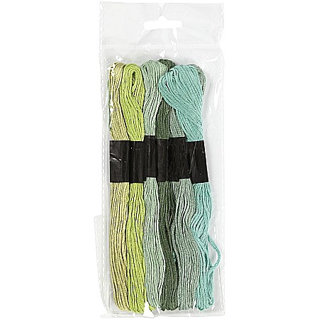 CC FIR DE BRODAT 6/SET MIX VERDE 412740 [1]