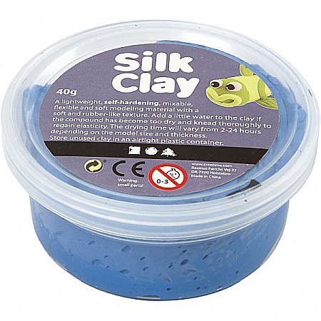 Foam clay, silk clay - CC PLASTILINA MATASOASA 79105 40G ALBASTRA