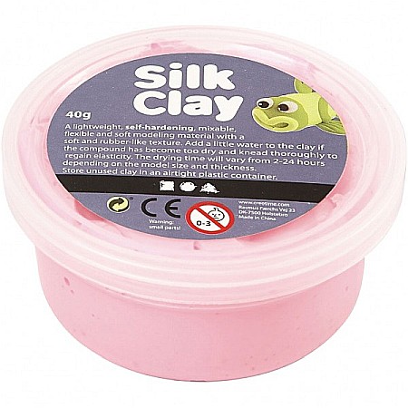 Foam clay, silk clay - CC PLASTILINA MATASOASA 79109 40G ROZ