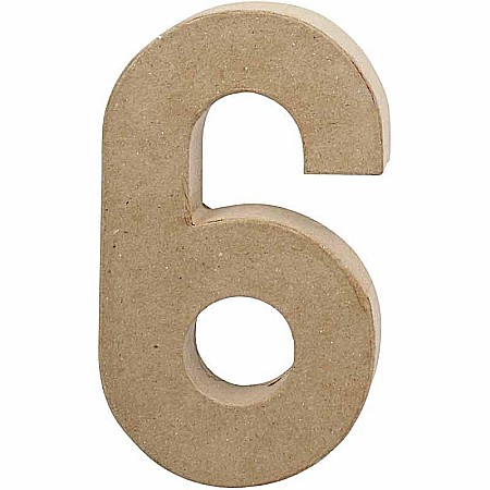 HOBBY - CC CIFRA PAPIER MACHE 20.5CM 6 26634