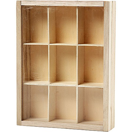 CC CUTIE LEMN 9 COMPARTIMENTE 17*13*3.5 57454 [4]