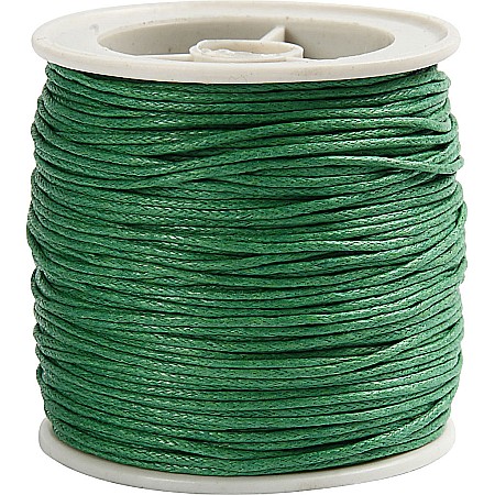 Fire, panglici, snururi Bijuterii - CC CORDON CERAT 1MM*40M 51567/51573 VERDE