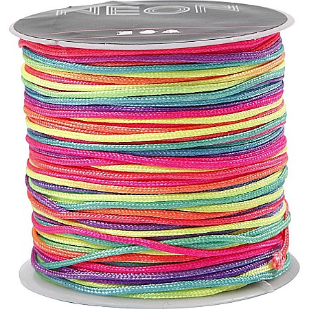 Fire, panglici, snururi Bijuterii - CC SNUR BRATARA 1MM*28M NEON MIX 41723