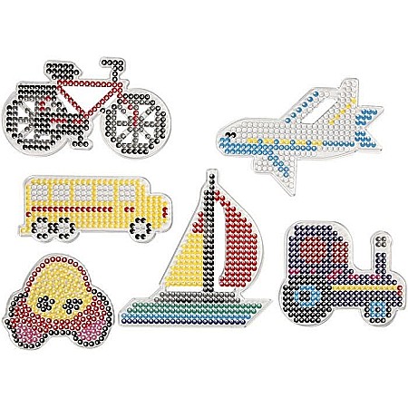 Margele Fuzibile - CC PLANSETA PENTRU MARGELE FUZIBILE 6/SET VEHICULE DE TRANSPORT 75593