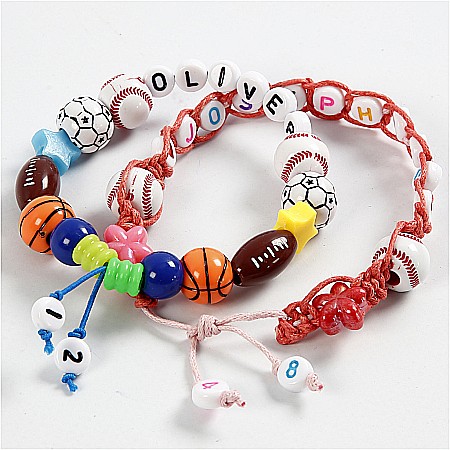 CC MARGELE PLASTIC CU LITERE 7 MM 200/SET ALBE 699070 [2]