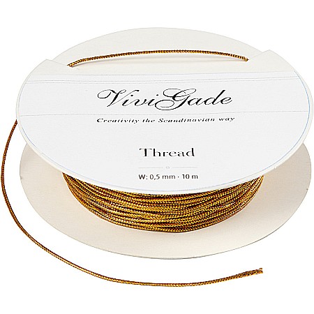 HOBBY - CC SNUR METALIC 0.5MM*10M AURIU 51960