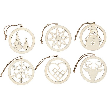 CC ORNAMENTE LEMN CRACIUN, PRET PE BUCATA 56808 [1]