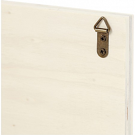 CC CUIER LEMN PENTRU HAINE 10x30 cm, 3 AGATATORI 57953 [2]