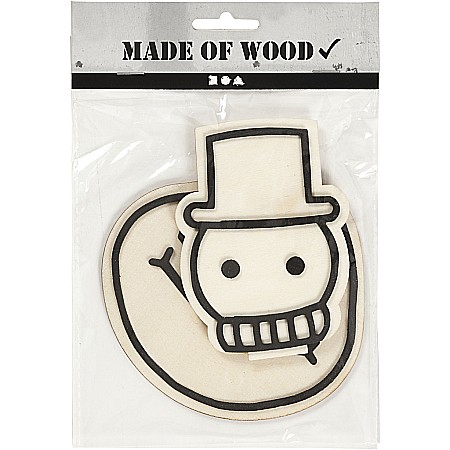 CC FIGURINA OM DE ZAPADA LEMN DECOR 11CM 791948 [1]