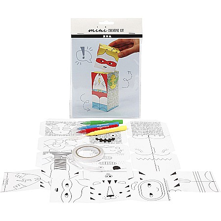 Seturi Creative pentru Copii - CC MINI KIT CREATIV CARTON MONSTRII&ROBOTI 977210