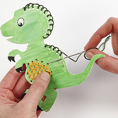 CC MINI KIT CREATIV BRODERIE DINOZAUR 977217 [5]