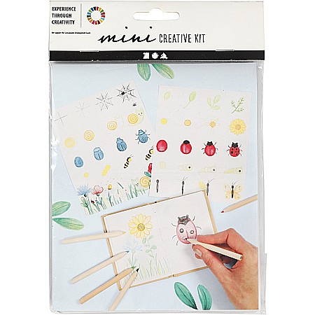 CC SET CREATIV MINI INSECTE DRAW AND PAINT 977324 [1]