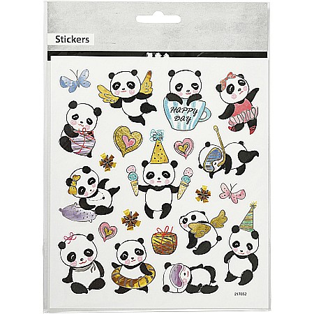 CC STICKER DECOR PANDAS 21PC 27196 [1]