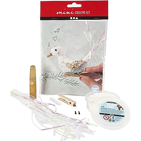 Seturi creative Christmas - CC MINI KIT CREATIV CRACIUN PASARE CU CLEMA LEMN 977355