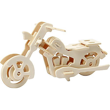 Kituri creative lemn - CC FIGURINA LEMN 3D MOTOCICLETA 19x9x9 cm 580504