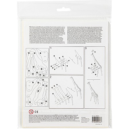 CC FIGURINA LEMN 3D GIRAFA 20x4.2x25 CM 580507 [2]