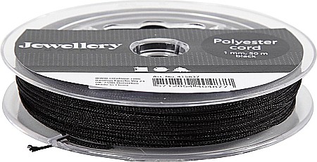 CC SNUR POLYESTER 1MM*50M NEGRU 415837 [1]