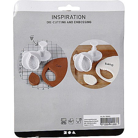 CC FORME PLASTIC CU STAMPILA Cookie Cutters With Stamp, 4/SET PASTE 782872 [2]