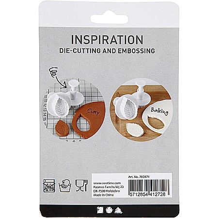 CC FORME PLASTIC CU STAMPILA 782874 2+2,3+3 cm, White, 3/SET [2]